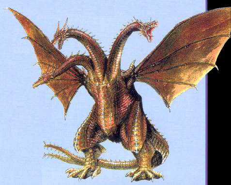 File:Concept Art - Rebirth of Mothra 3 - Cretaceous King Ghidorah 2.png